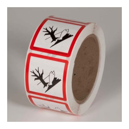 Top Tape And Label INCOM GHS1311 GHS "Environment" Pictogram Label, 2" x 2", 500/Roll GHS¬†1311.00